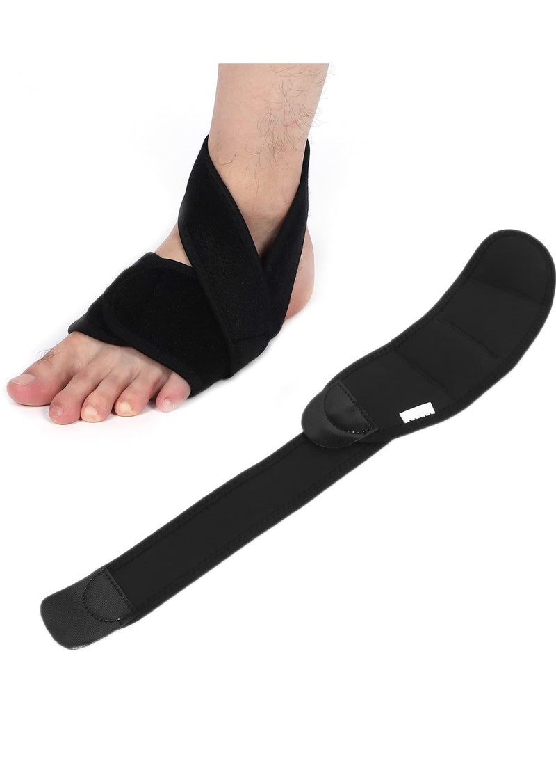 Foot Drop Orthotic Brace, Professional  Elastic Soft Foot Drop Brace for Foot Varus Valgus (Left)