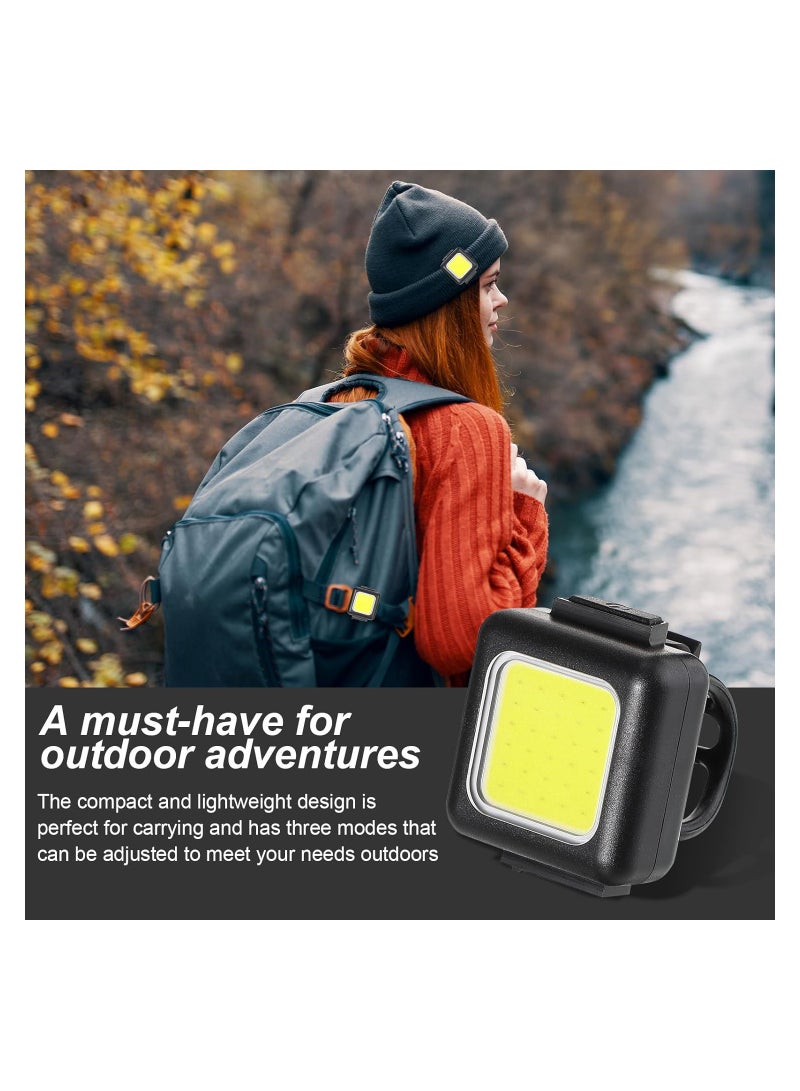 6 PCS Outdoor Night Running Lights for Runners High Visibility Rechargeable Clip on Flashlight Dog Lights for Night Walking Lightweight Usb Reflective Running Gear for Hiking Jogging Stroller