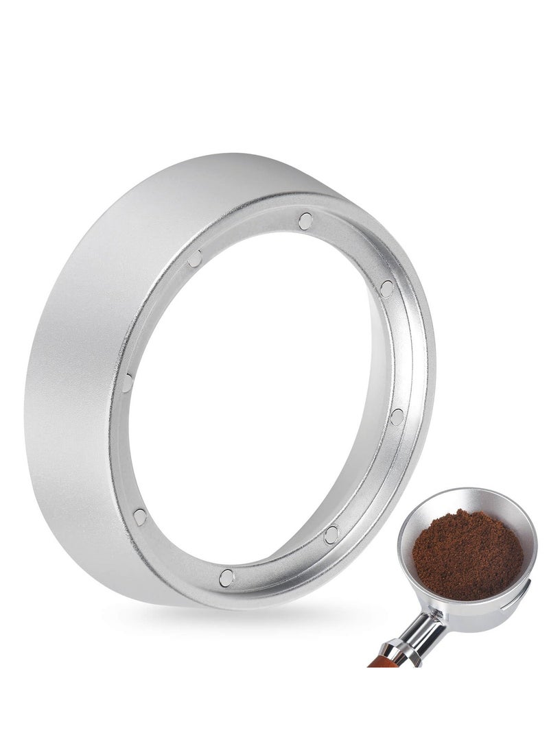 54mm Espresso Dosing Funnel/Ring Portafilter Funnel with Magnetic, Lightweight Aluminum Espresso Funnel, 54mm Dosing Funnel