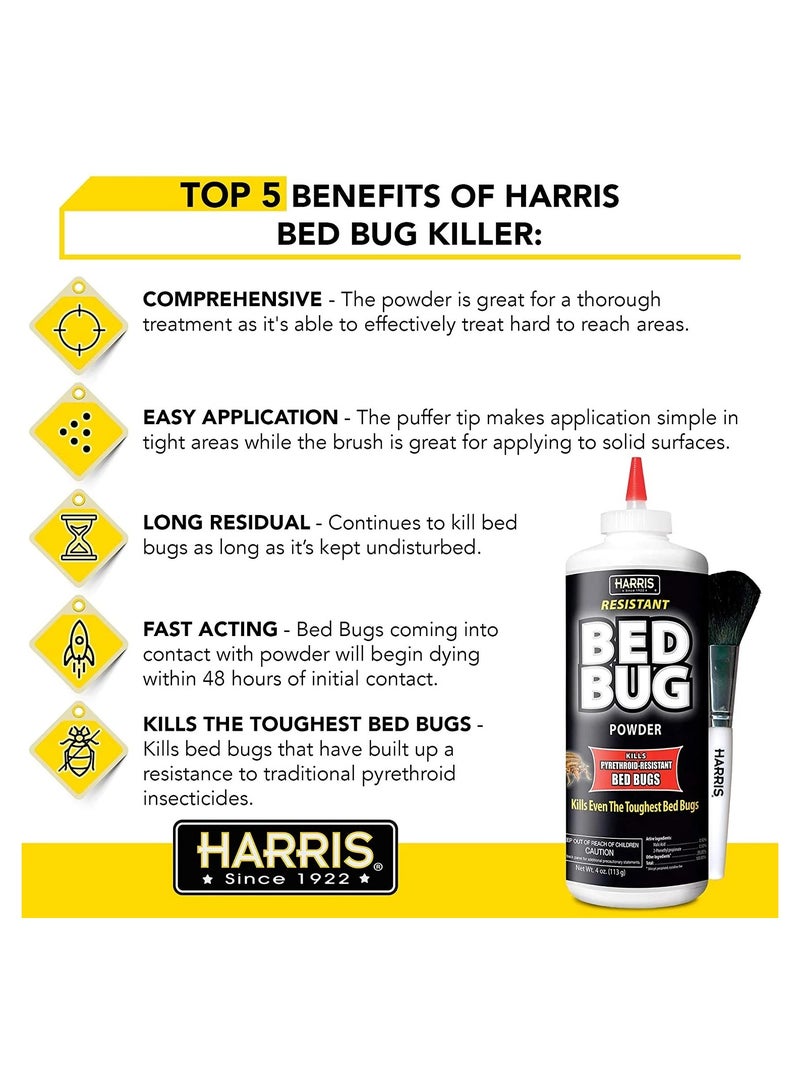 Harris Resistant Bed Bug Powder (4oz)113 g