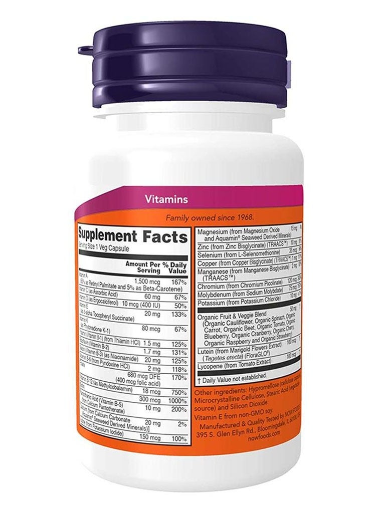 Daily Vits Multivitamin & Mineral Capsules For Overall Wellness,30'S