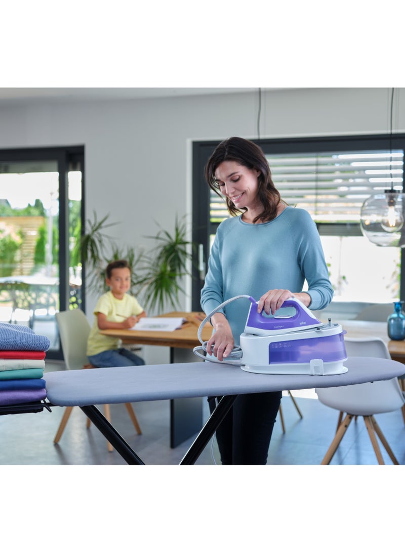CareStyle 1 Steam Generator Iron, World’s first FreeGlide3D soleplate 1.5 L 2200 W IS 1014 ‎White / Violet