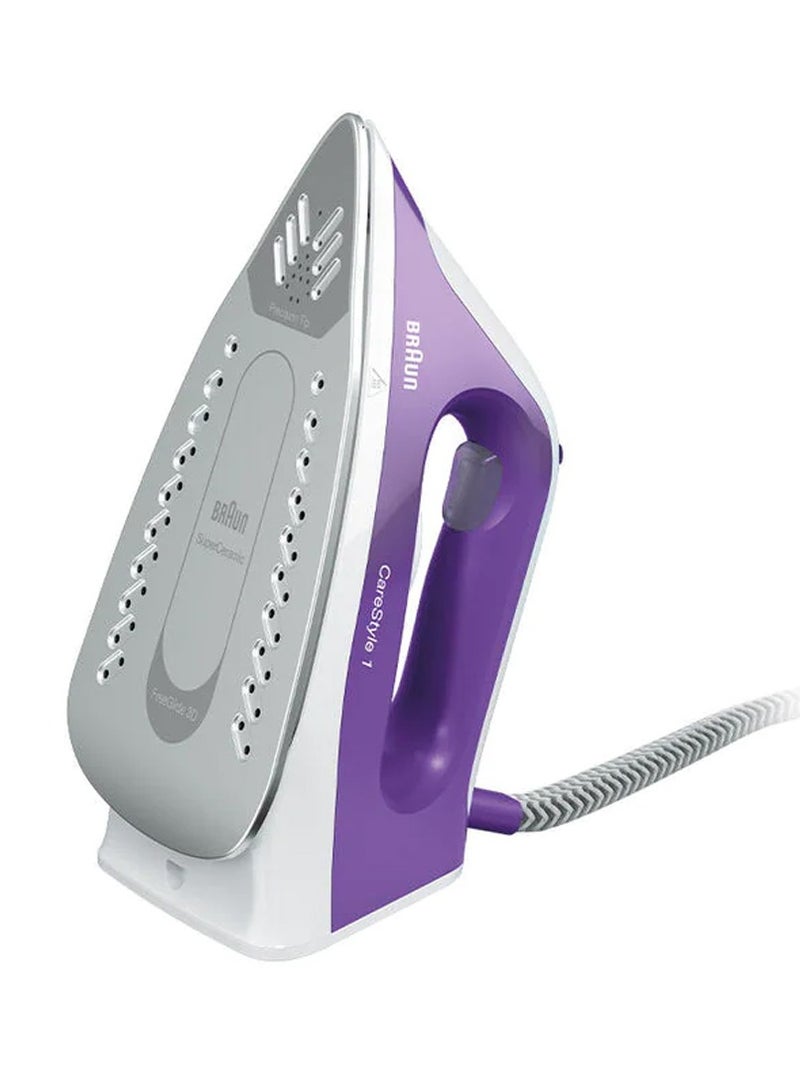 CareStyle 1 Steam Generator Iron, World’s first FreeGlide3D soleplate 1.5 L 2200 W IS 1014 ‎White / Violet