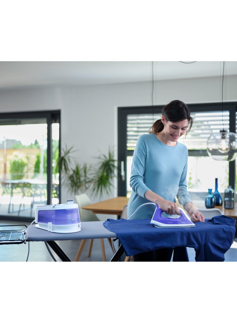 CareStyle 1 Steam Generator Iron, World’s first FreeGlide3D soleplate 1.5 L 2200 W IS 1014 ‎White / Violet