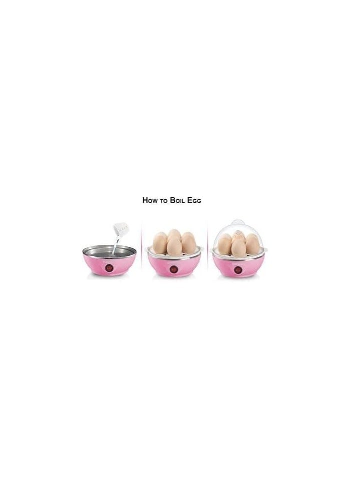 Egg Boiler Electric Automatic Off 7 Egg Poacher for Steaming, Cooking Also Boiling and Frying (Multi Colour)