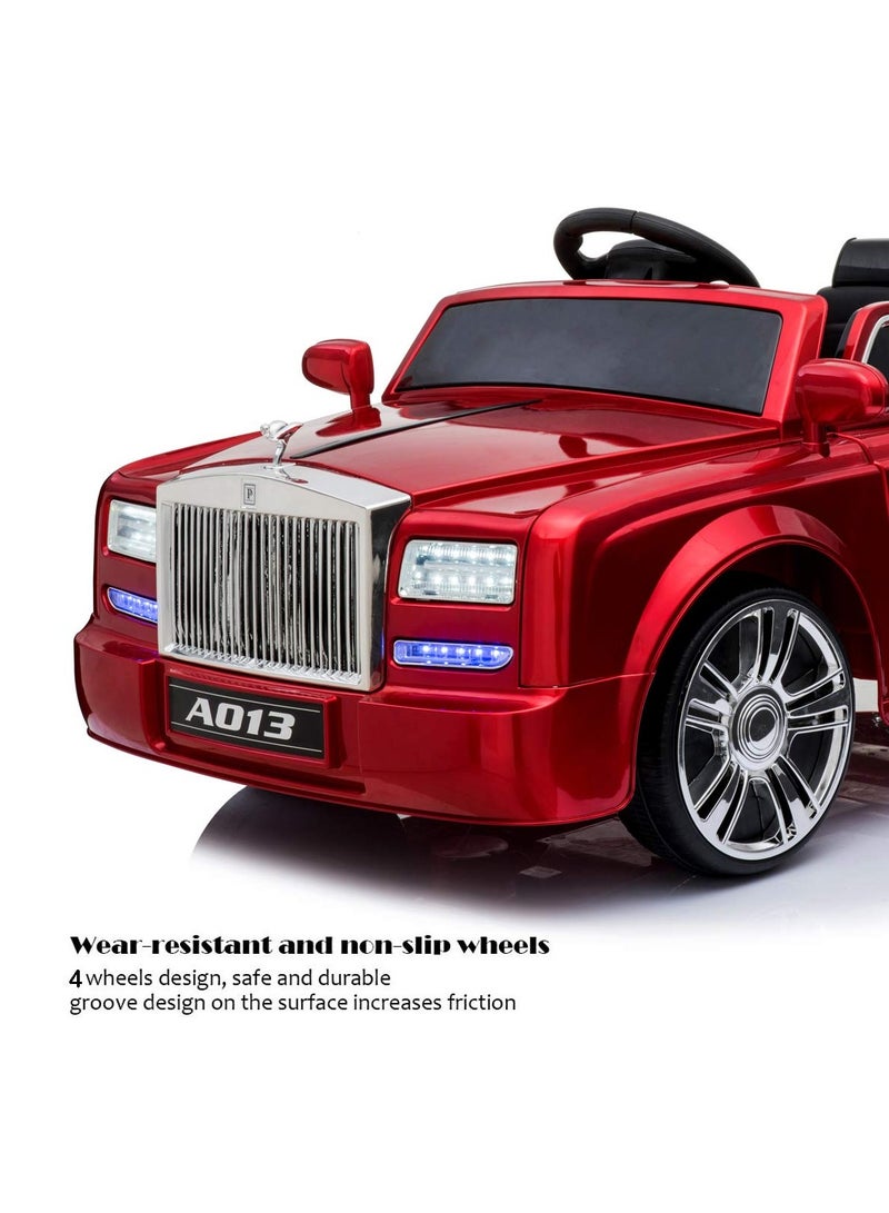 Toy Car for Kids Rolls Royce Toy Car Rechargeable Battery Operated Ride On Car For Kids Toddlers With Remote Control Electric Motor Car Suitable Babies For Boys & Girls