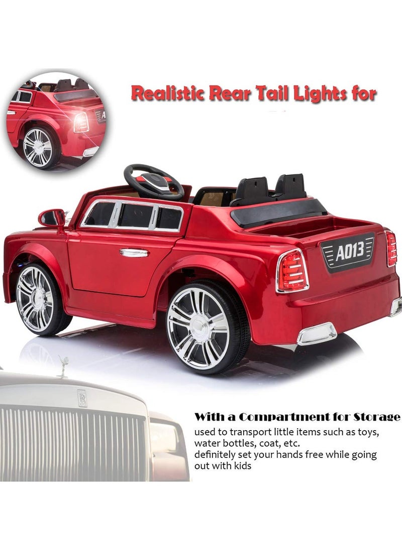 Toy Car for Kids Rolls Royce Toy Car Rechargeable Battery Operated Ride On Car For Kids Toddlers With Remote Control Electric Motor Car Suitable Babies For Boys & Girls