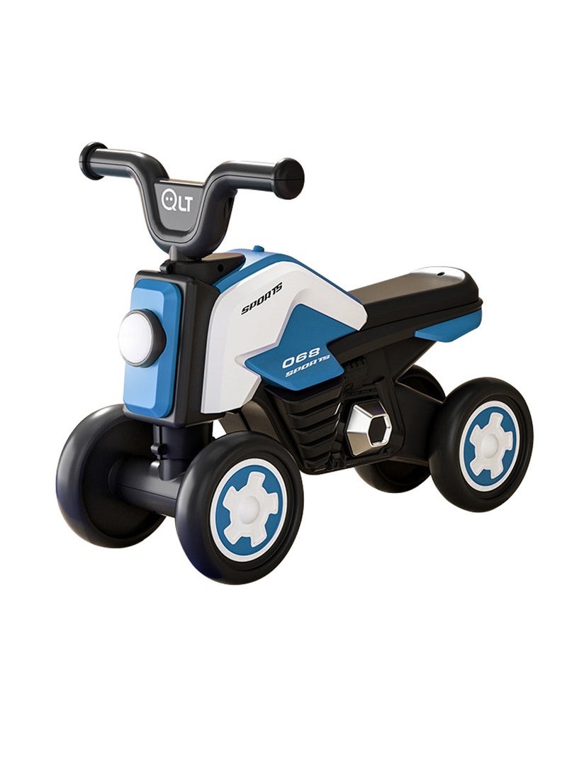 Balance Bike for Kids, 4 Wheel Bike for Indoor and Outdoor Ride on Car Toy, for 1-6 Years Baby Toddler Boys and Girls