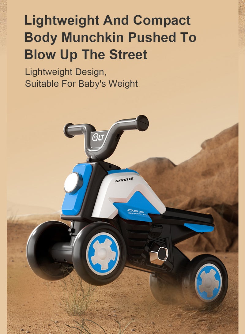 Balance Bike for Kids, 4 Wheel Bike for Indoor and Outdoor Ride on Car Toy, for 1-6 Years Baby Toddler Boys and Girls