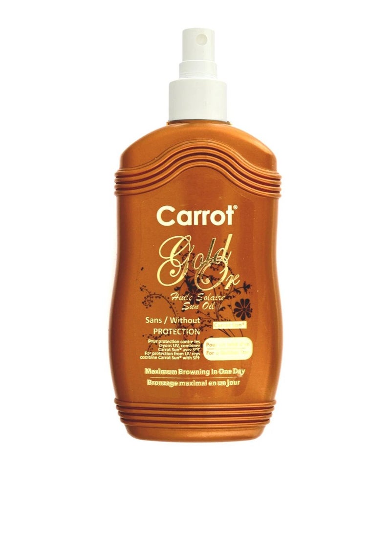 Carrot Sun Gold Tanning Spray Oil 200ML
