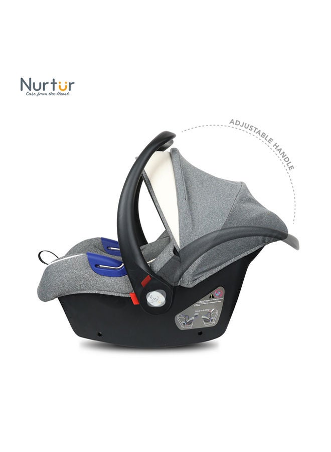 Nemo Baby Carrier - Adjustable Canopy and Handle - Extra Protection – 3 -Point Safety Harness - Suitable from 0 months to 12 months, Upto 13kg, Sand