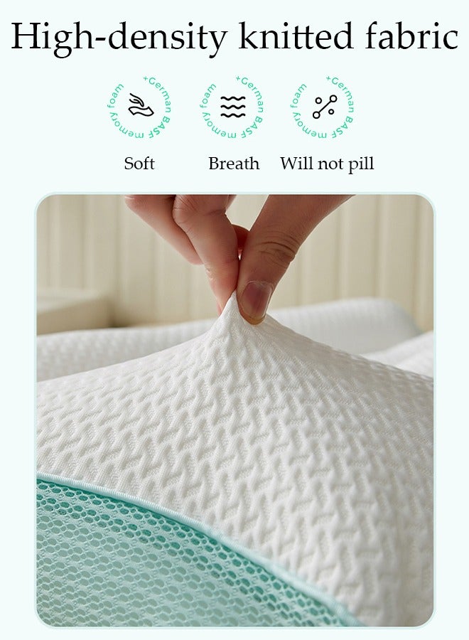 1PCS Comfort Ergonomic Pillow for Pain Relief Bed Pillow for Sleeping, Ergonomic Orthopedic Cervical for Neck and Shoulder Pain, Side Back Stomach Sleeper