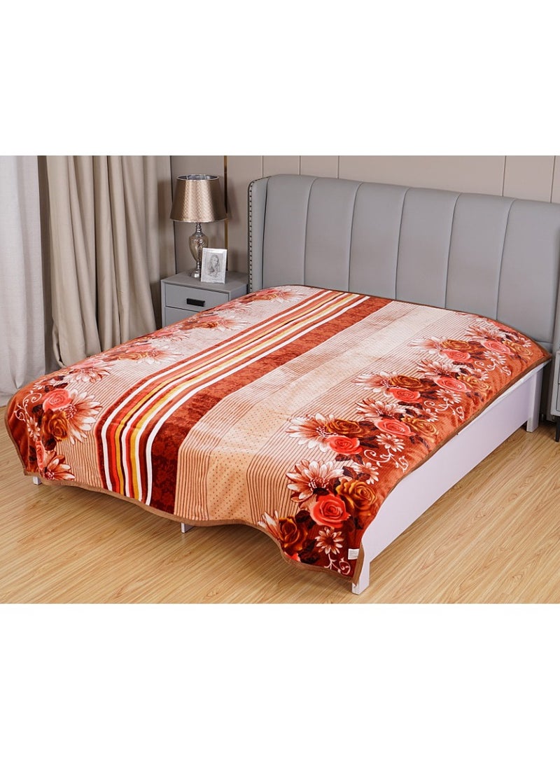 1 Ply Premium Quality Blanket Made by 100% Polyester SPUN YARN Obtained from Virgin Polyester Which is Suitable for winter and Rainy Season