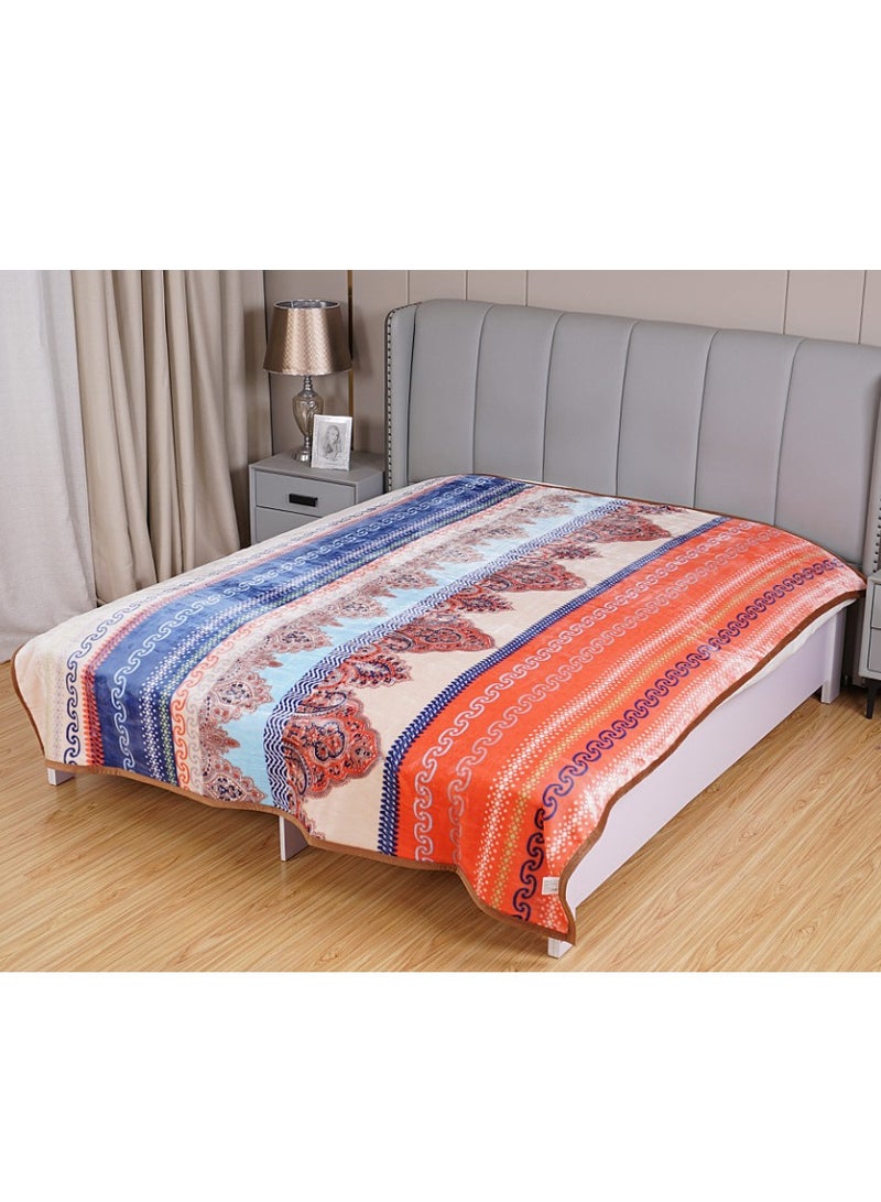 1 Ply Blanket Spain Quality Super Soft Royal Cloudy Blanket 220 × 240CM