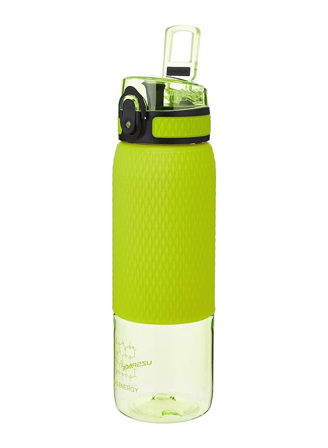 Uzspace 5056 Tritan Plastic Water Bottle, 500 ml Capacity, Green