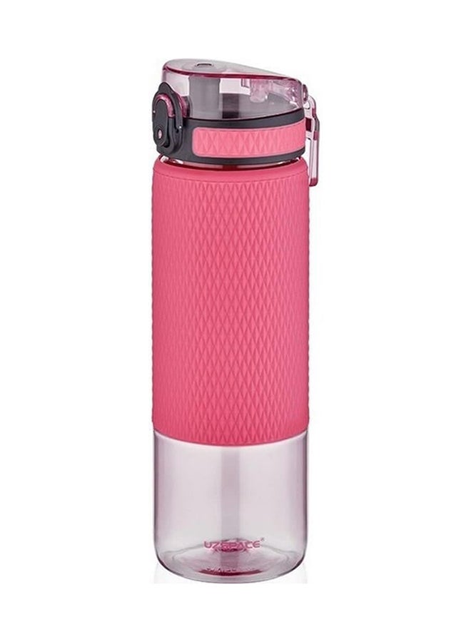 Uzspace 5056 Tritan Plastic Water Bottle, 500 ml Capacity, Pink