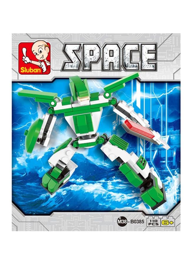 110-Piece Building Block Robot Set