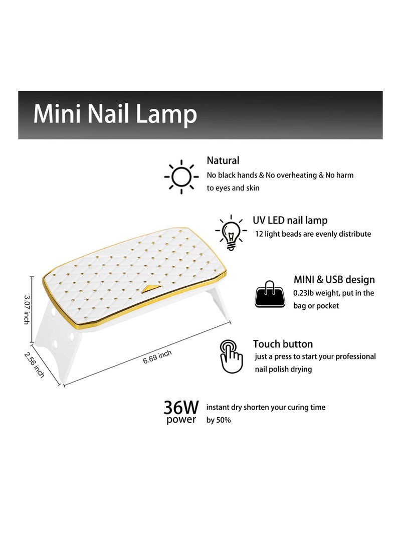 Nail Gel Dryer UV Gel Nail Lamp 36W White