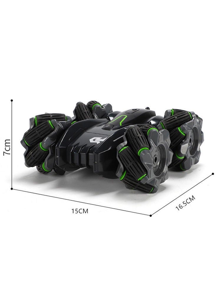 Unleash Adventure with LED Headlight Fearlessness 2.4GHz Remote Control Stunt Car for Dazzling 360° Rotations, Universal Driving, and Breathtaking Flips