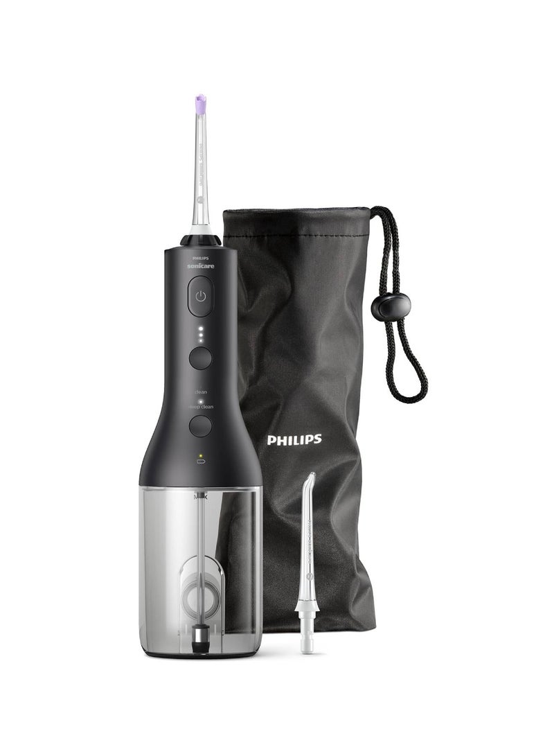 Philips Sonicare Cordless Power Flosser 3000,Black, HX3826/33 Certified UAE 3 Pin