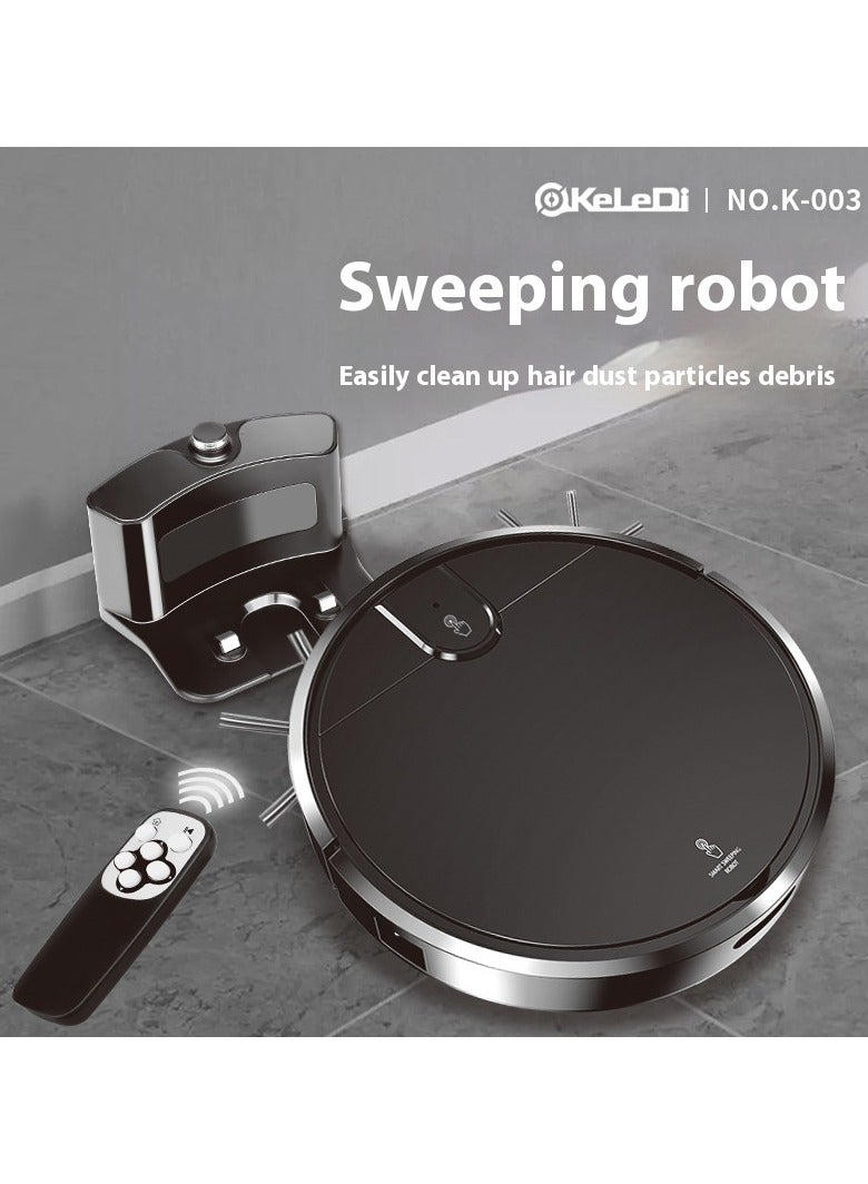 Automatic rechargeable high-power sweeping robot suction sweeping and mopping intelligent all-in-one lazy cleaning machine