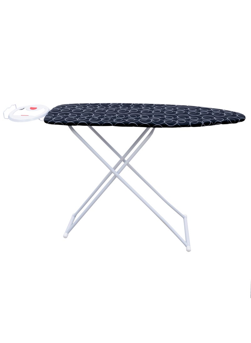 Ironing Board - Smooth and comfortable ironing, Non-Slip Feet 107cm x 36cm - Zumba