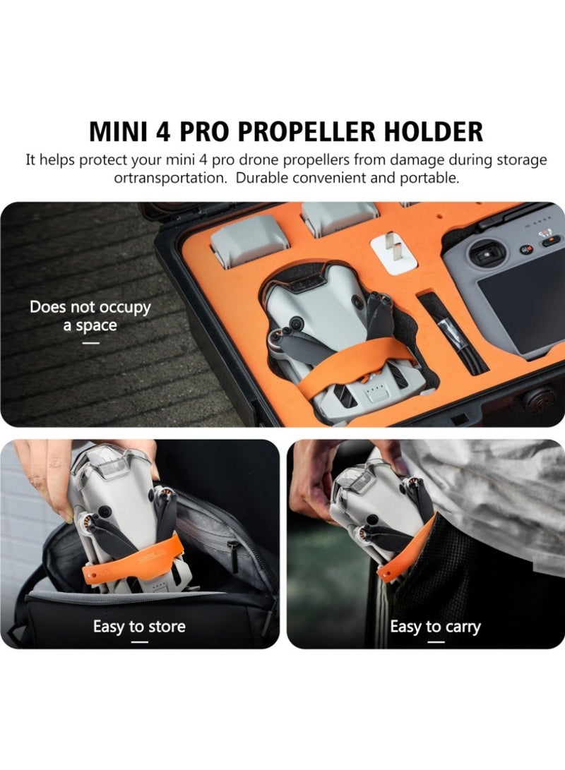 Mini 4 Pro Propeller Holder, Propeller Guard Strap for DJI Mini 4 Pro Drone Propellers, Protector Stabilizer and Propellers Fixator.