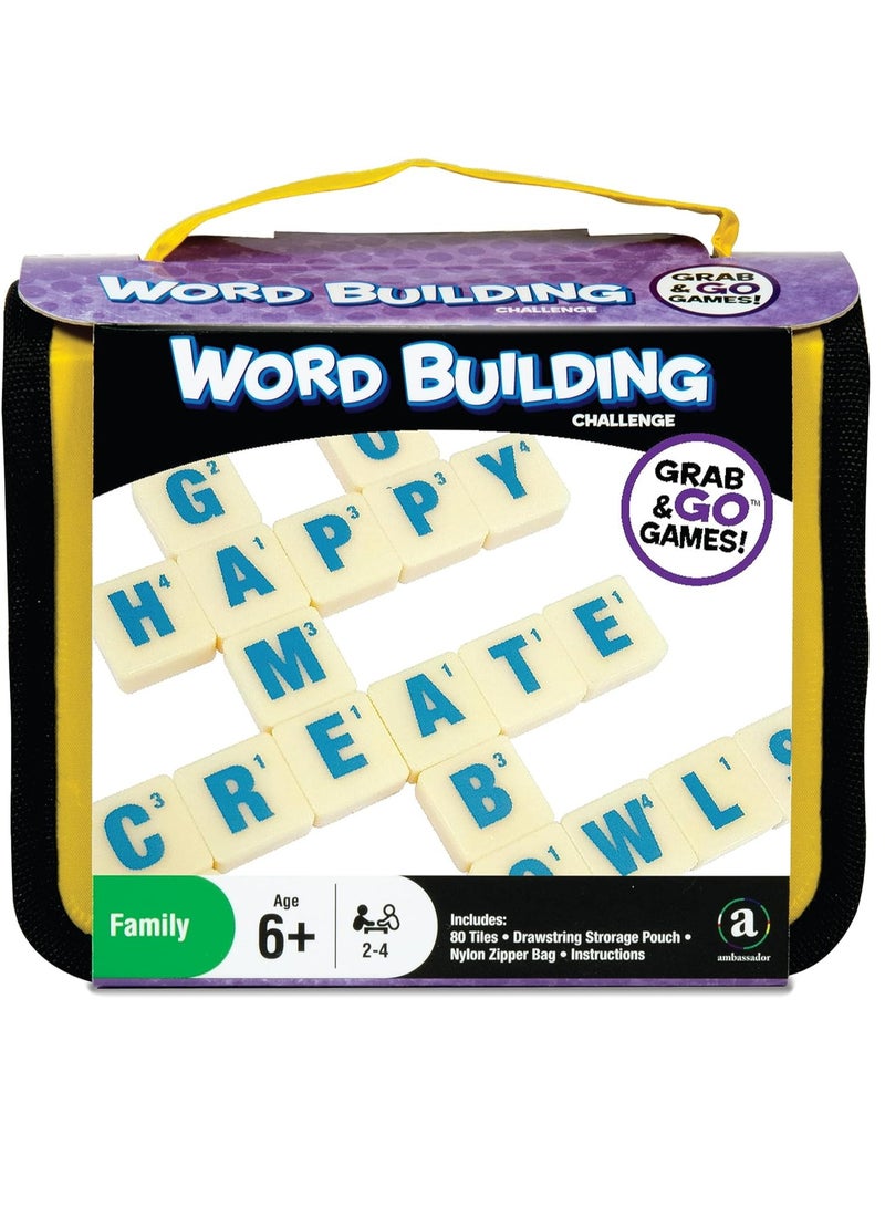 Grab & Go Games - Travel Word Building Challenge