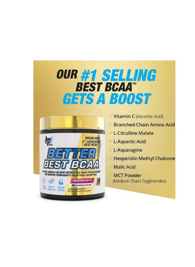 Better Best BCAA, Watermelon Ice Flavor , 30 Serving