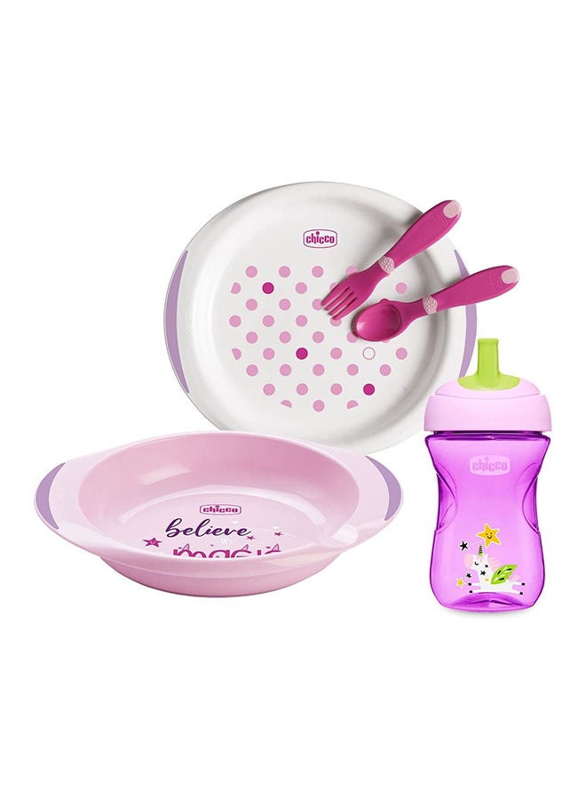 Weaning Set 12M+, Pink