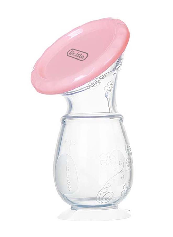 Portable Manual Breast Pump 150ml BPA Free Pink