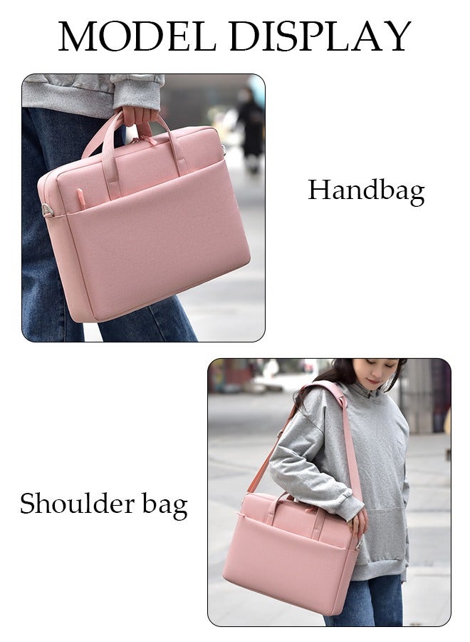 14 Inch Laptop Bag with Multi Compartment Lightweight Laptop Hand Bag Crossbody Bag Travel Business Briefcase Water-Resistant Dust-proof Shoulder Messenger Bag for Women Work Office