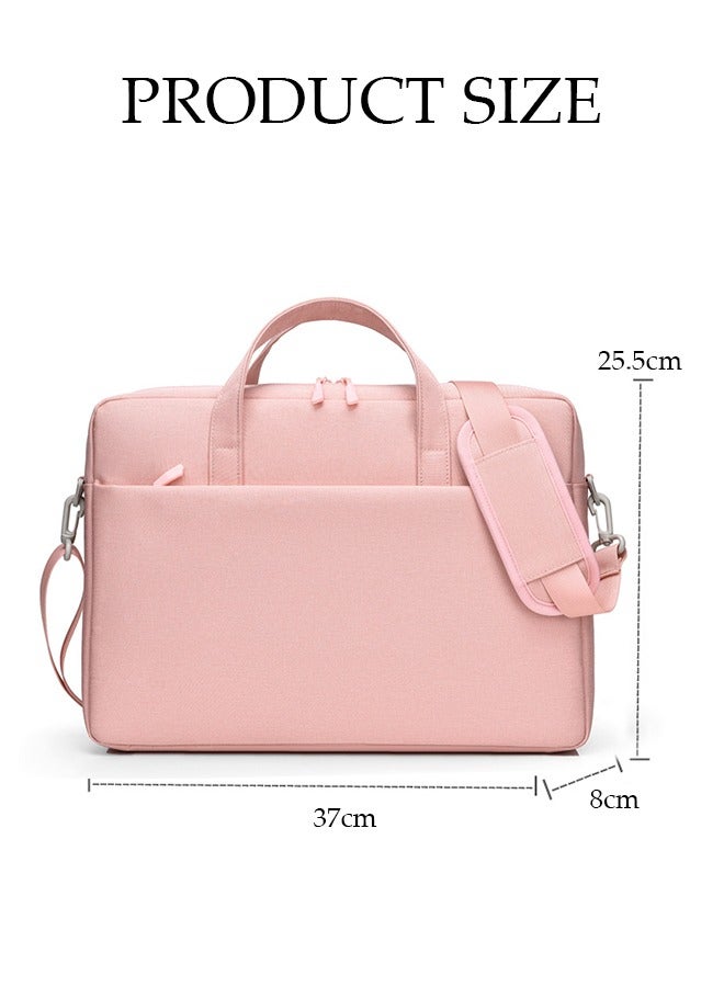 14 Inch Laptop Bag with Multi Compartment Lightweight Laptop Hand Bag Crossbody Bag Travel Business Briefcase Water-Resistant Dust-proof Shoulder Messenger Bag for Women Work Office