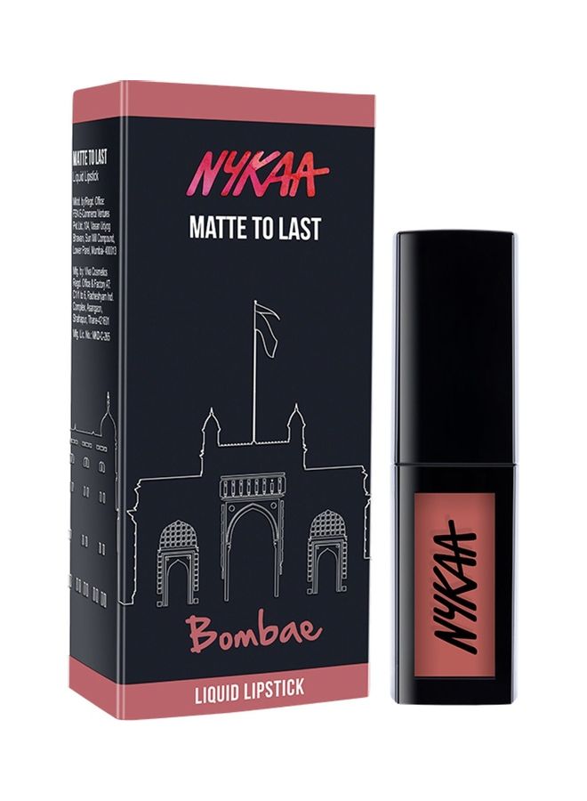 Matte To Last Liquid Lipstick 01 Bombae