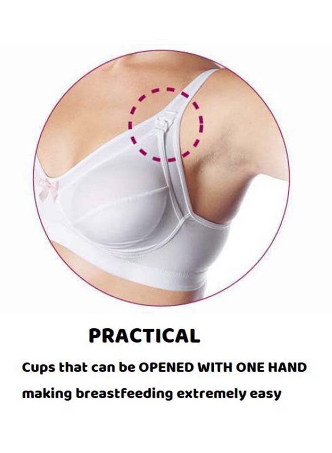 Cotton Stretch Nursing Bra 5D, Black