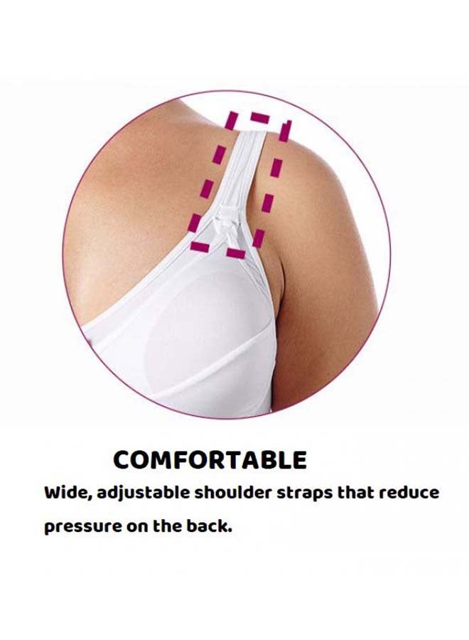 Cotton Stretch Nursing Bra 5D, Black