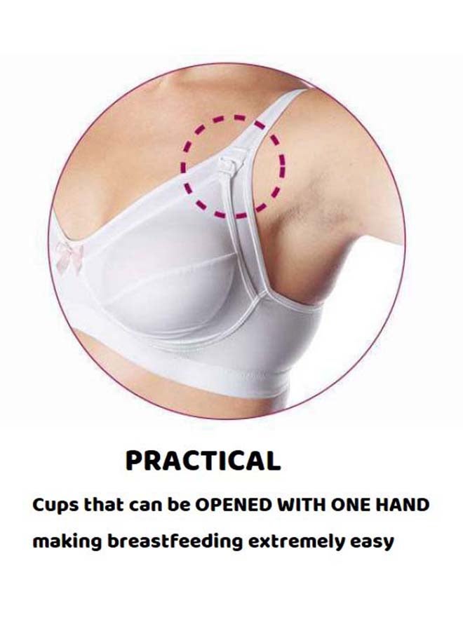 Cotton Stretch Nursing Bra 4D, Black