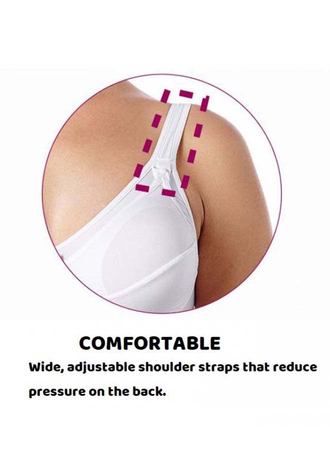 Cotton Stretch Nursing Bra 4D, Black