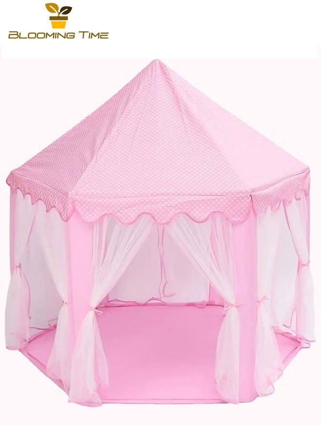 Hexagonal Princess Castle Tent Indoor And Outdoor Play House