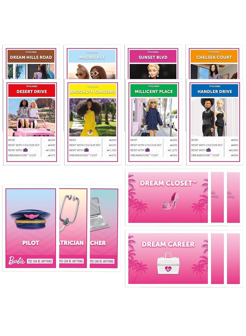 Monopoly Barbie Edition Board Game