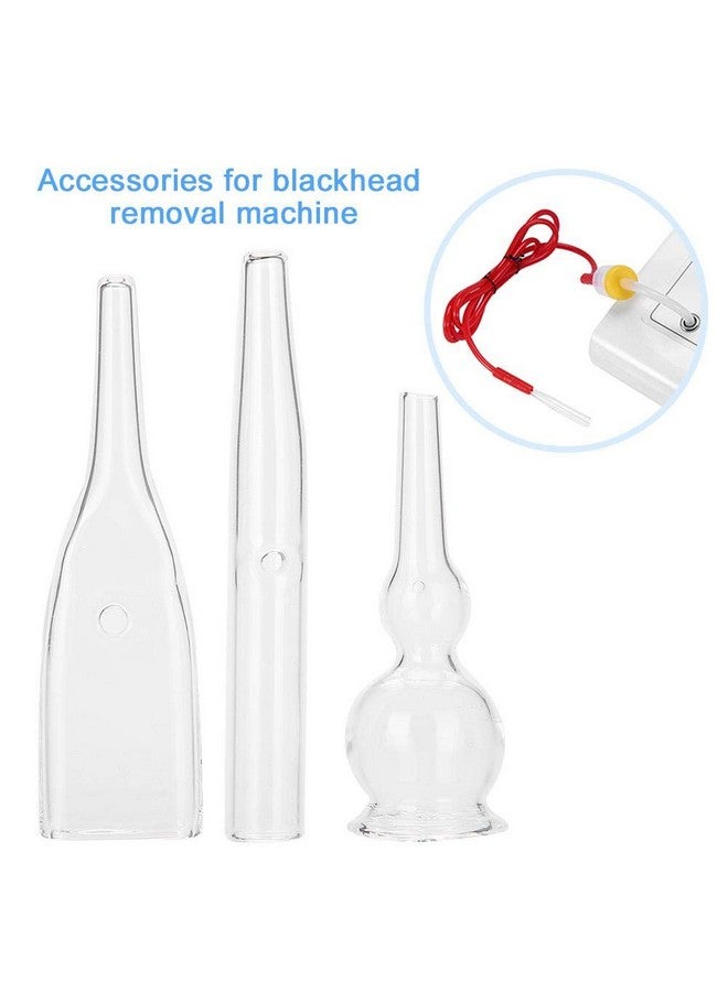 Blackhead Vacuum Machine Accessories Glass Pipes For Blackhead Removal Face Pore Cleanser Beauty Device