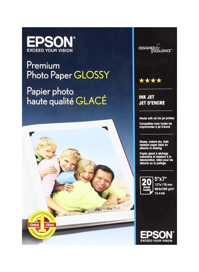 20-Piece Photo Paper Set