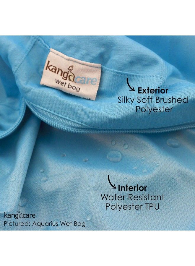 Wet Bag Seam Sealed Waterproof 3D Dimensional For Baby Cloth Diapers Travel Beach Pool Gym Swim ; Phantom