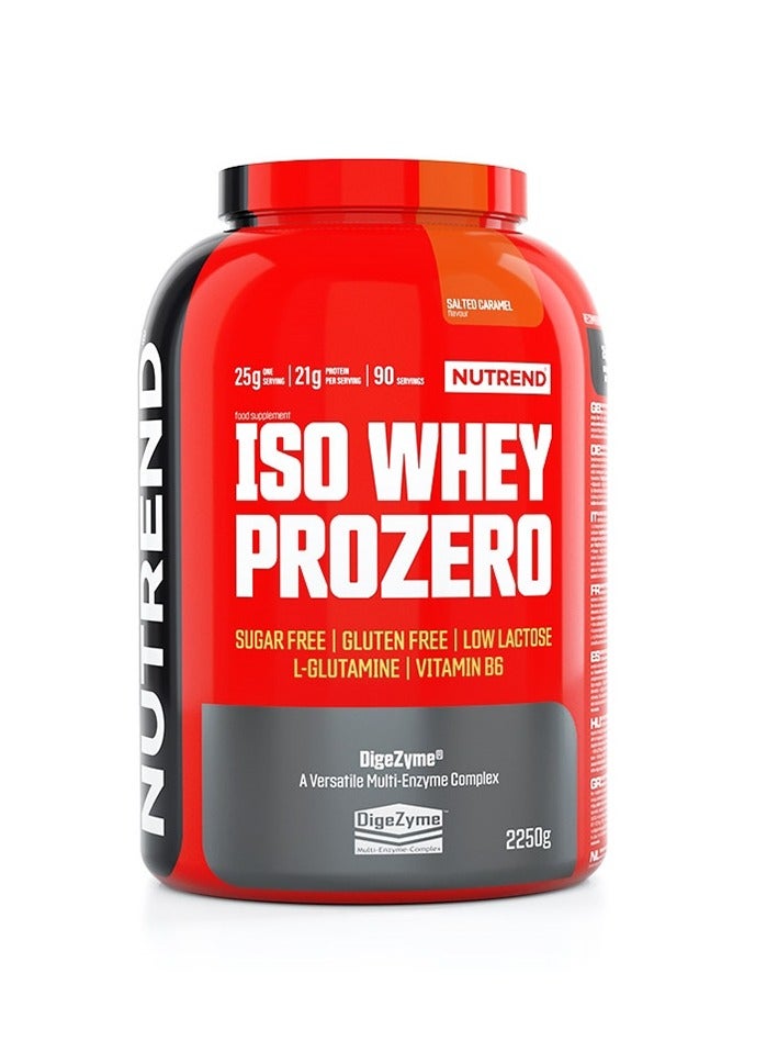 Nutrend Iso Whey Prozero 90 Servings Salted Caramel 2250g