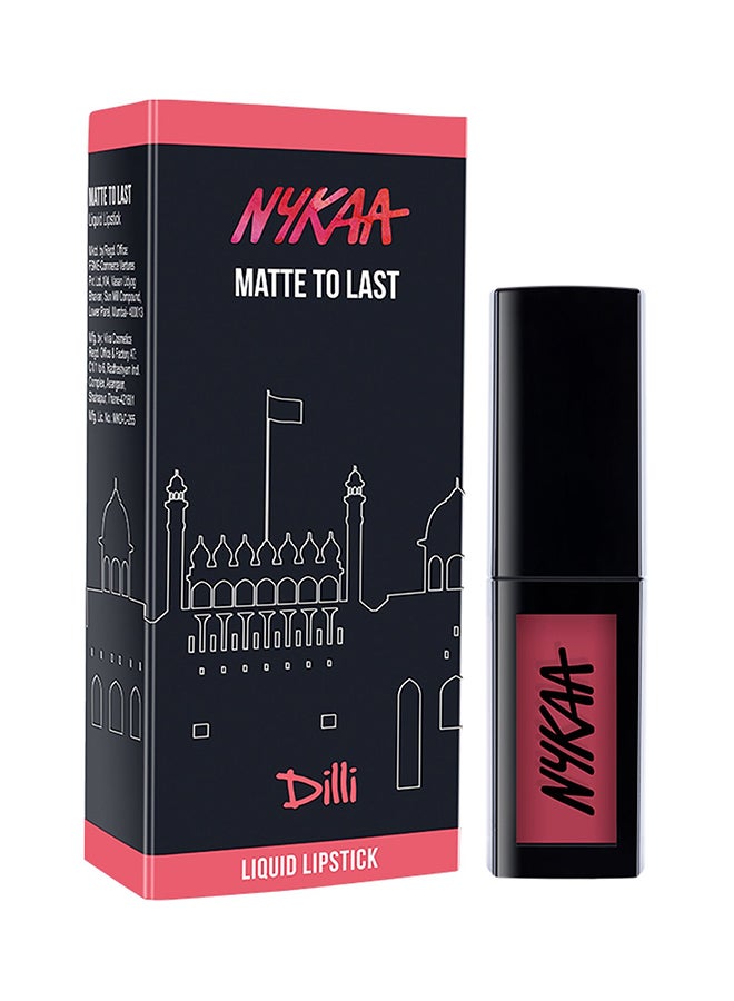 Matte To Last Liquid Lipstick Pink