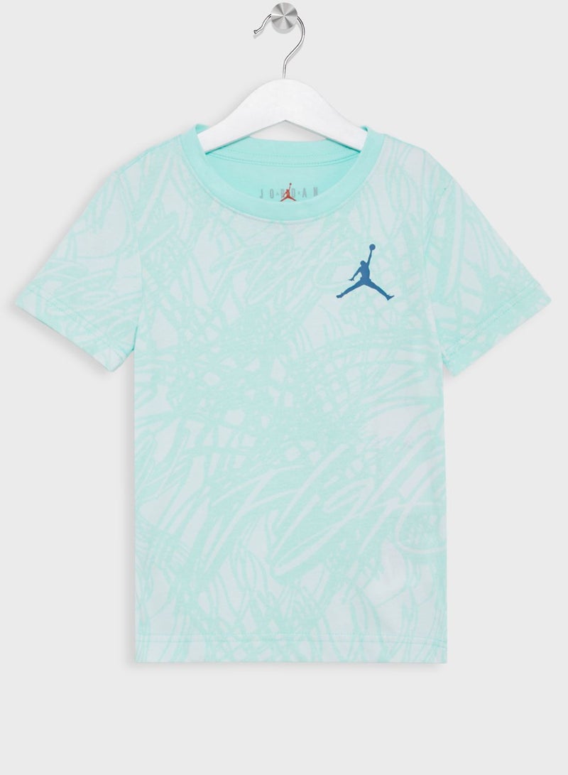 Kids Jordan Flight All Over Printed T-Shirt