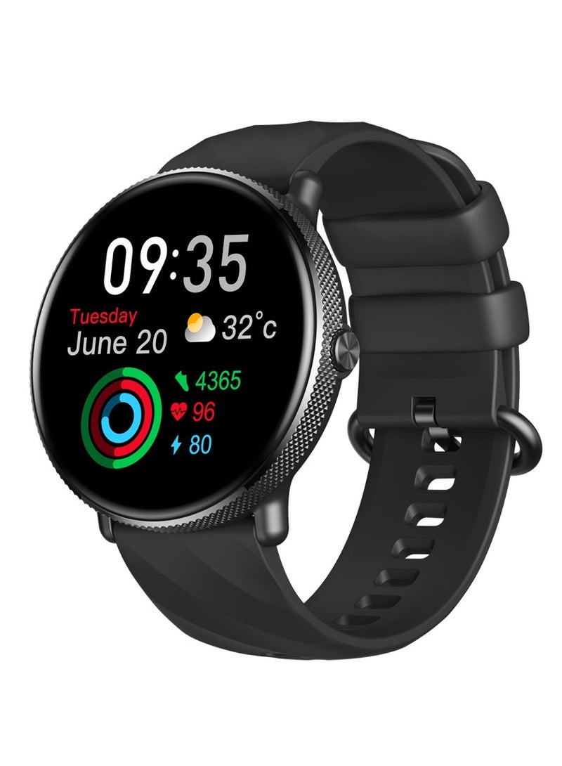 Smart Watch 1.43'' AMOLED Smart Watches for Men Women Smartwatch with Bluetooth Make/Answer Calls Fitness Modes and Sleep Modes Multi-app Message Reminder Multi Language 260 mAh
