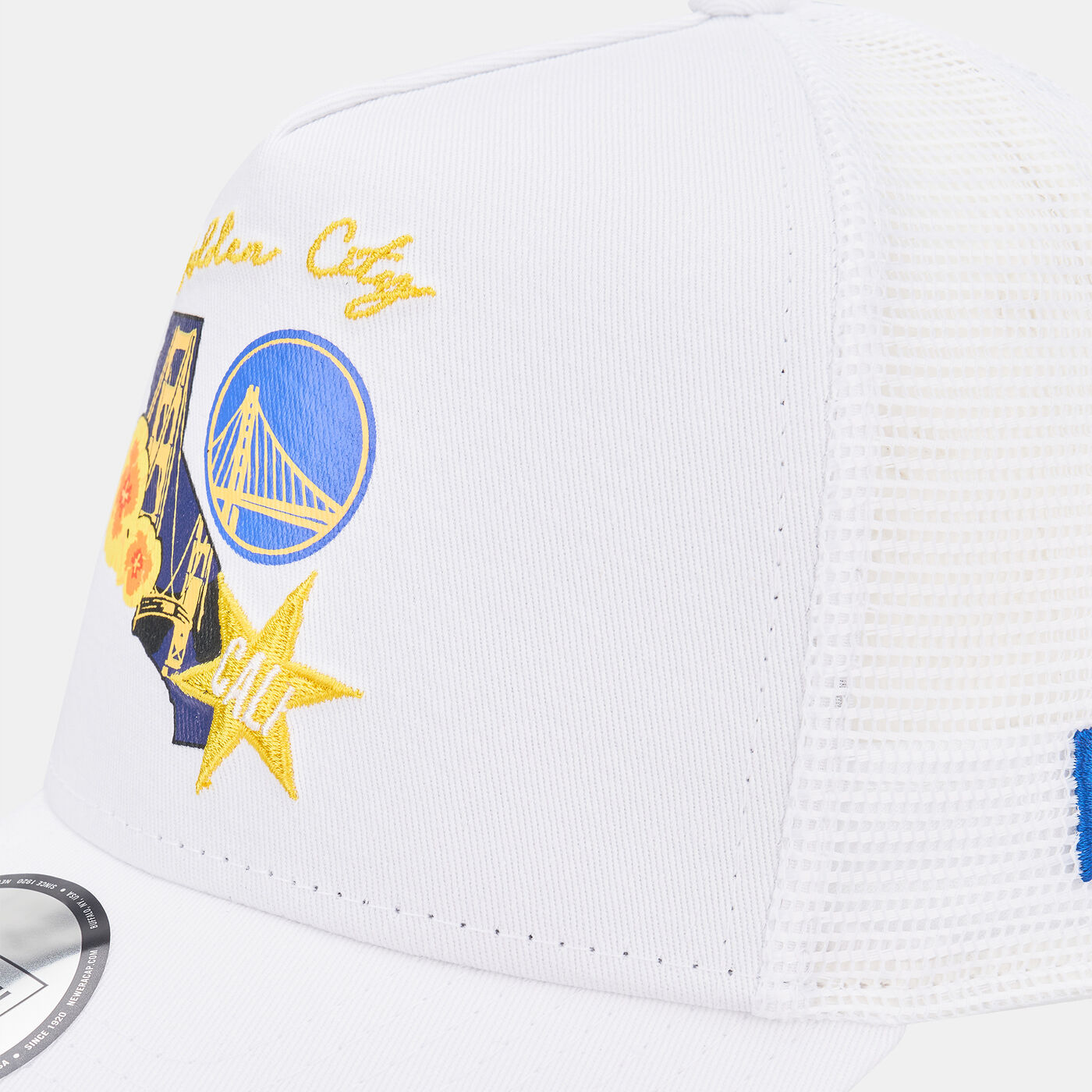 Men's NBA Golden State Warriors Logo Trucker Cap