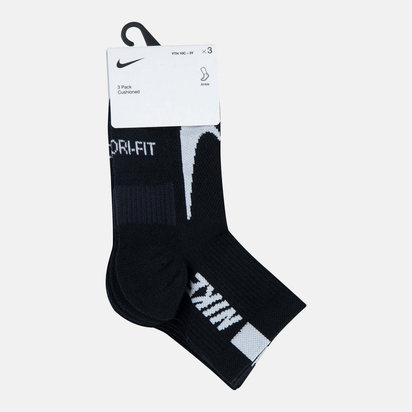 Kids' Multiplier Quarter Socks (3 Pairs)