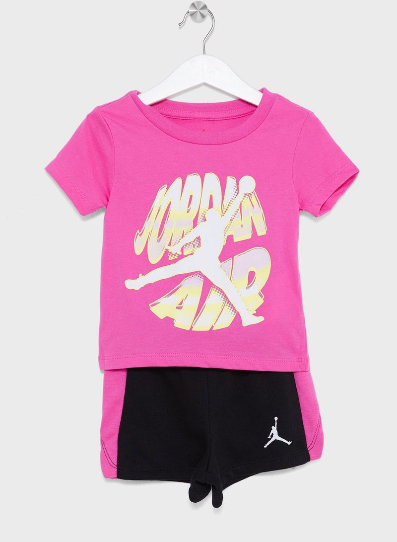 Infants Air Jordan Stacked Shorts